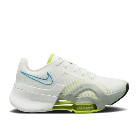 Nike Air Zoom SuperRep 3 Training Shoes Women 6.5 Lace Up DA9492-101 White Green - Picture 13 of 13